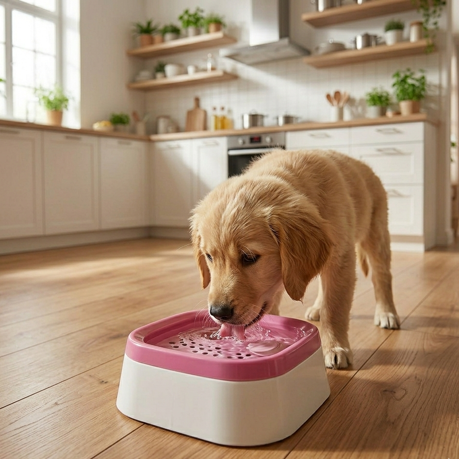 Anti-Splash Spill-Proof Pet Water Bowl